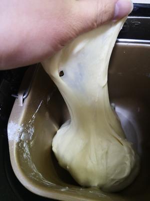 面包机手套膜（后油后盐后酵母）的做法 步骤5