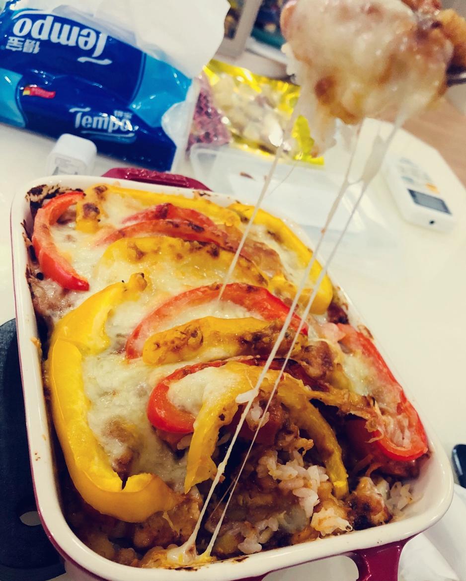 番茄鸡肉浓情焗饭【两人份】
