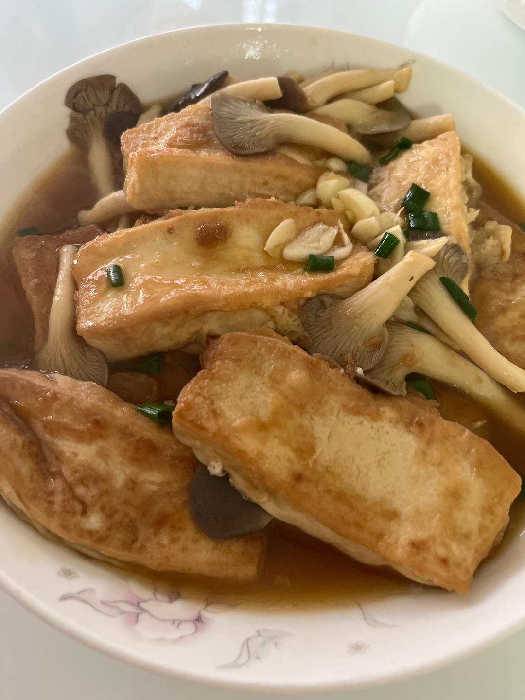 外焦里嫩的香煎豆腐