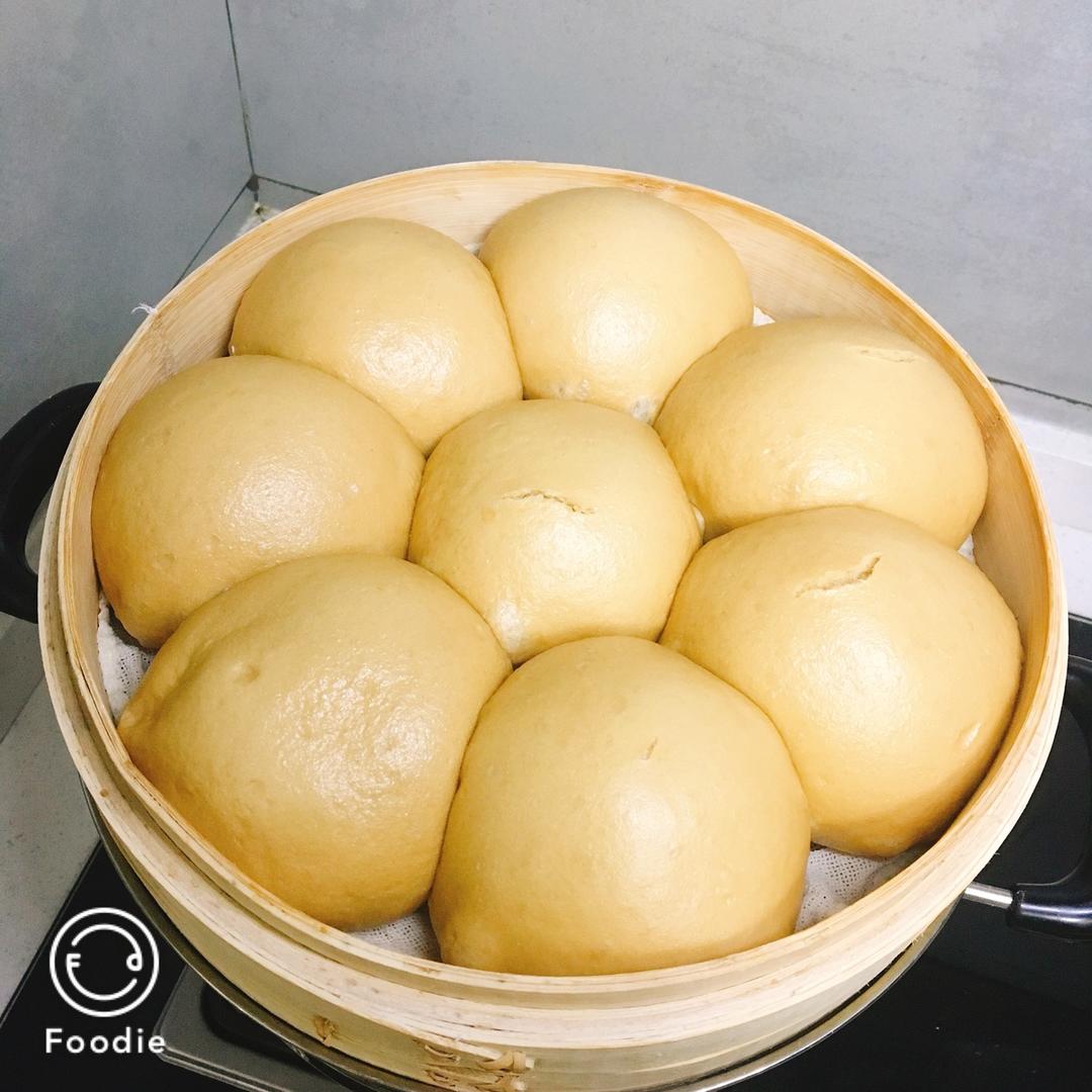 有着面包口感的红糖馒头（一次发酵）