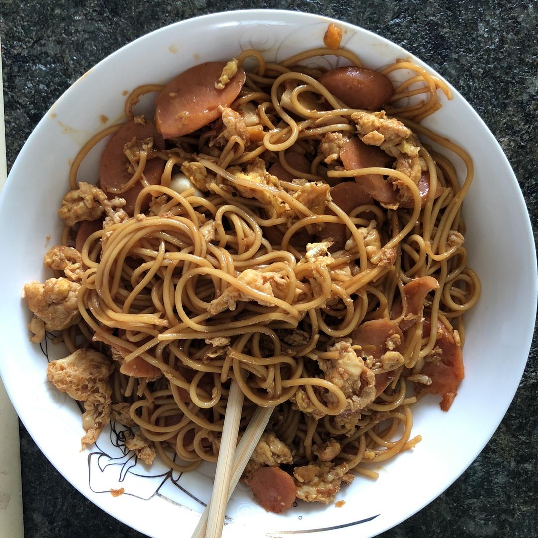 肉丝炒面