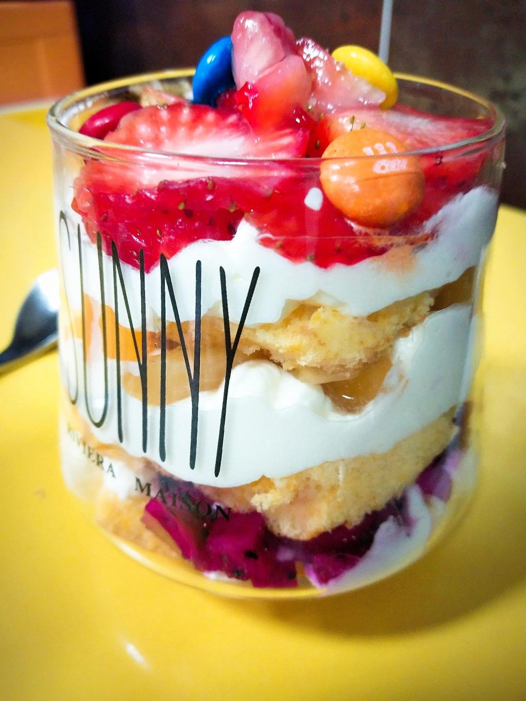 简单快手的便当饭盒水果盒子蛋糕