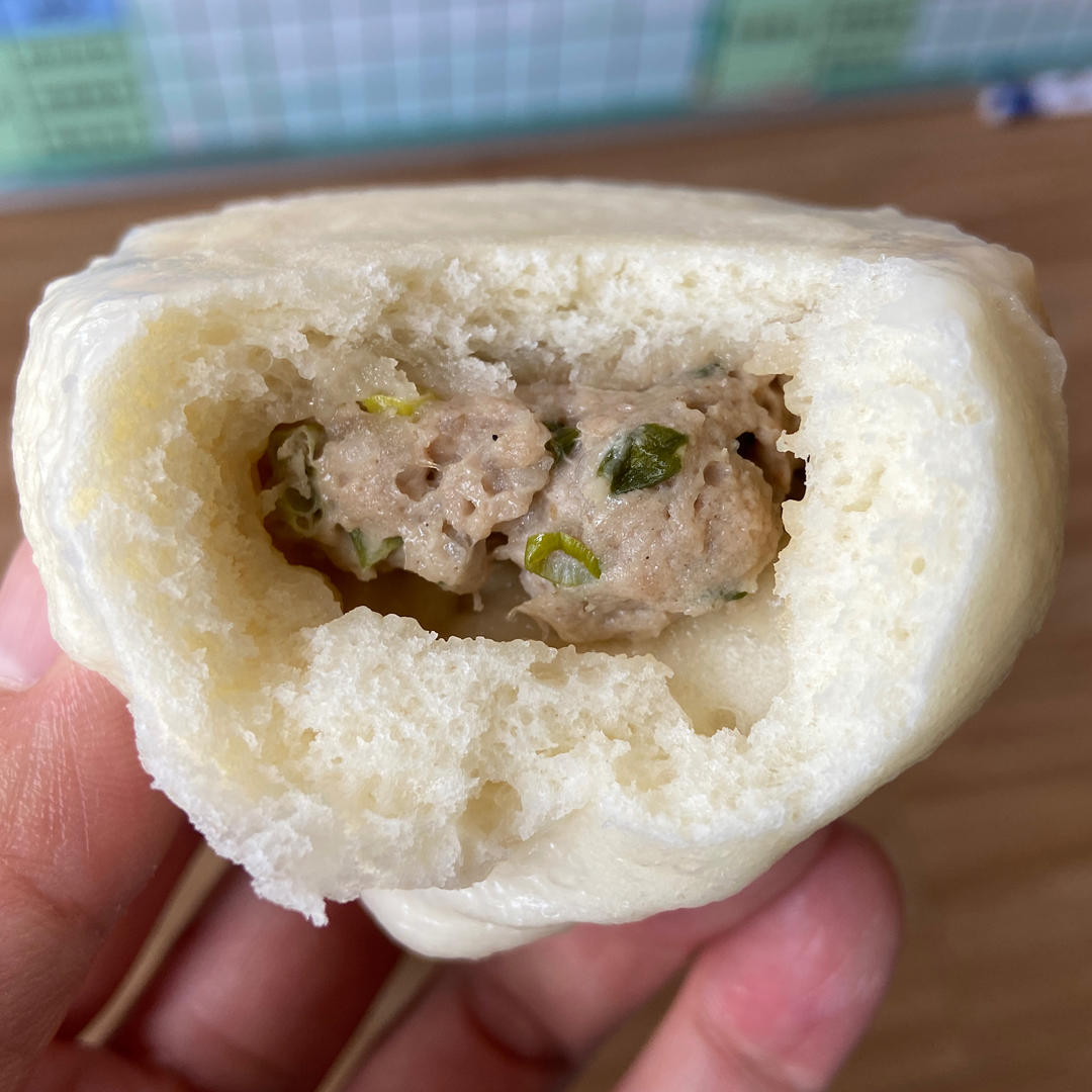 一次发酵肉包子