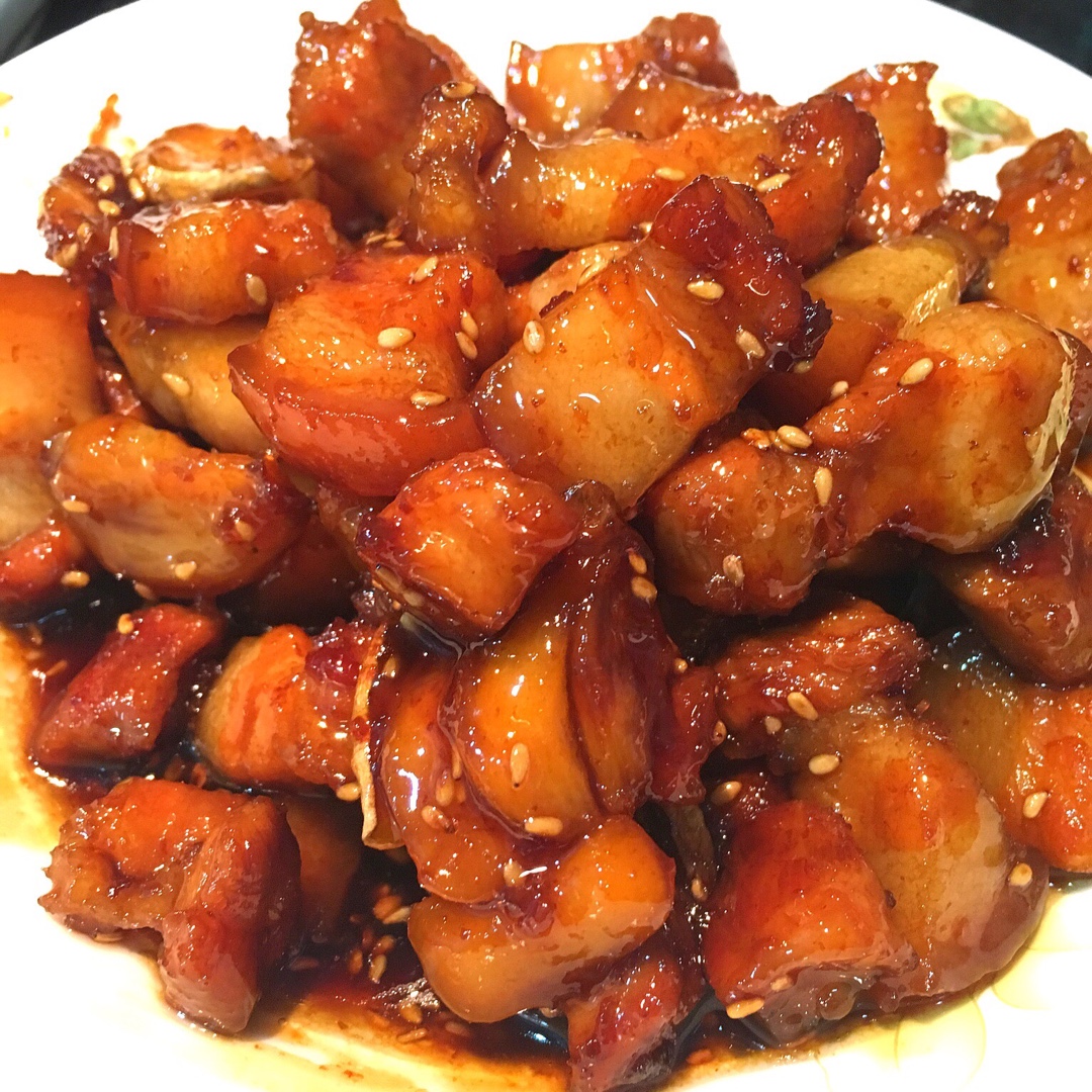 老米厨房做的糖醋五花肉