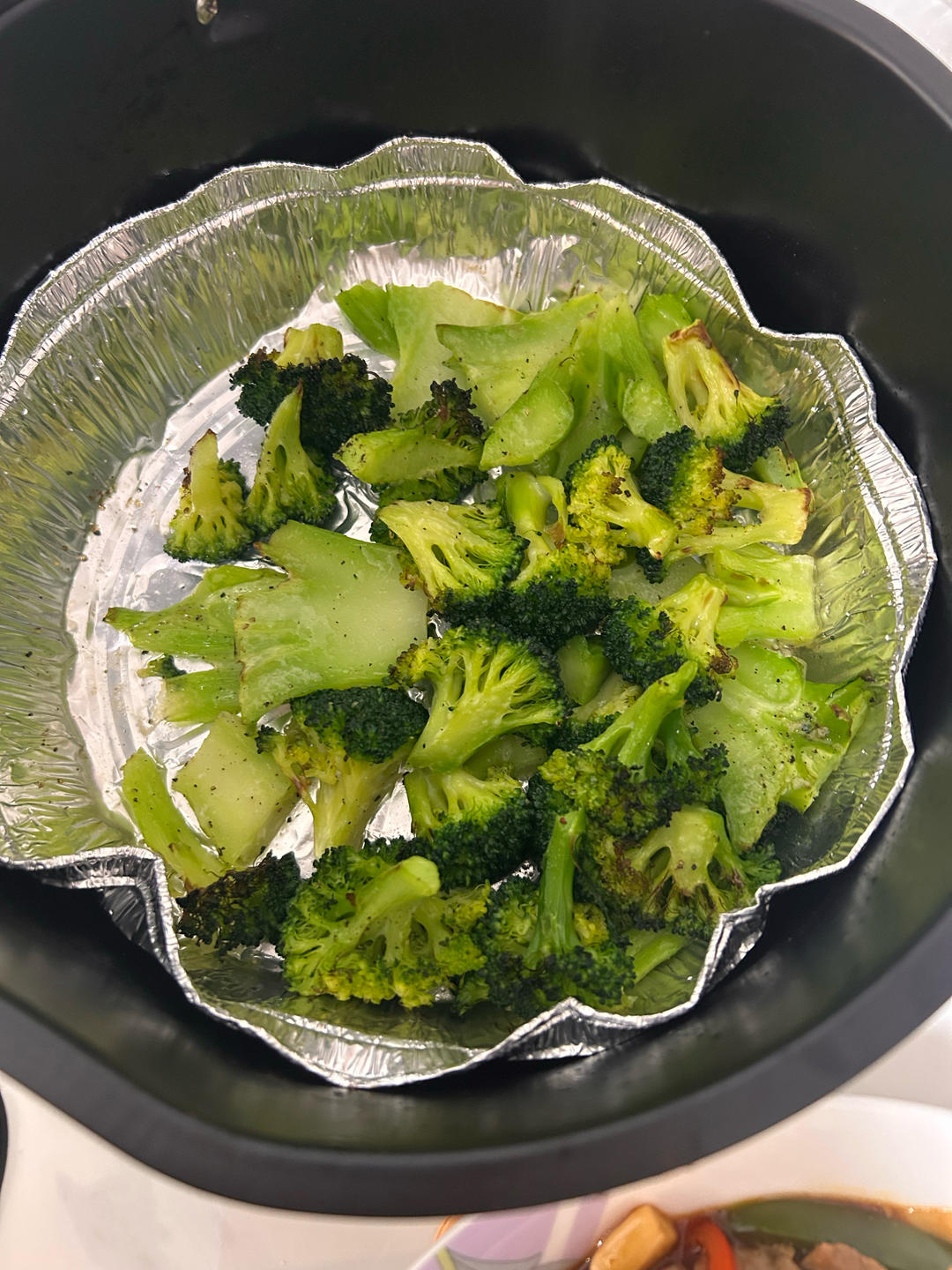 空气炸锅生酮烤西兰花