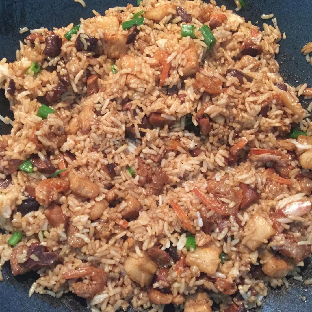 香菇肉丁油饭