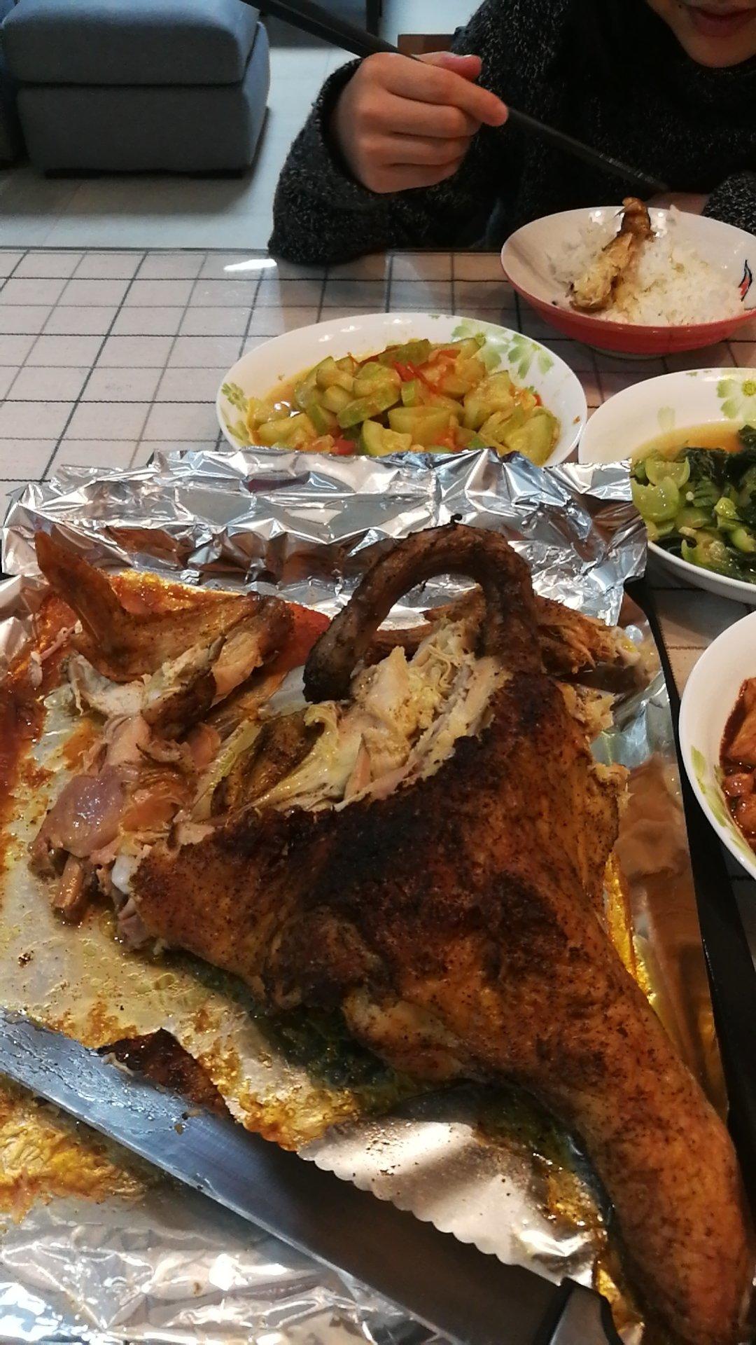 脆皮烤鸡