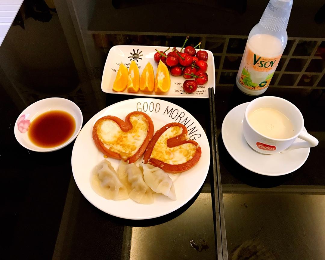爱心早餐。
