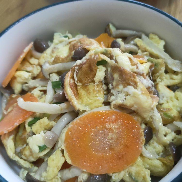 蟹味菇滑蛋