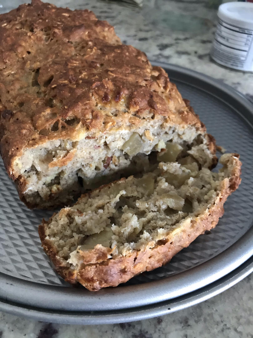 暖香燕麦苹果快手面包丨健康·烘焙