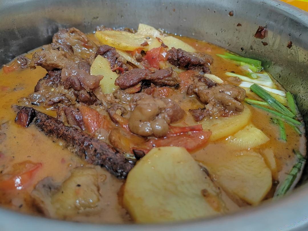 番茄土豆炖牛肉