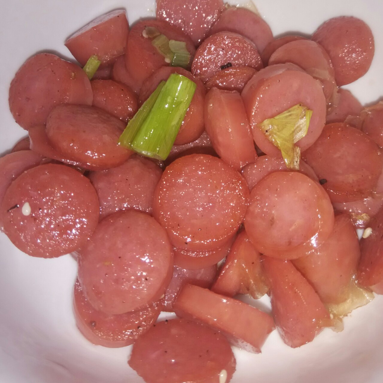 孜然炒香肠