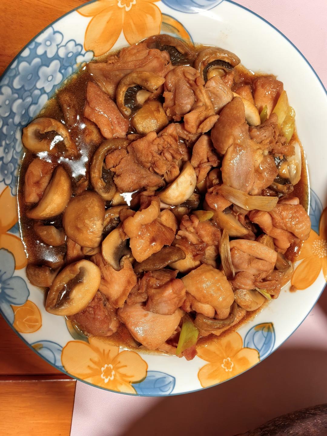 绝了～口蘑鸡腿真的好吃，简单快手