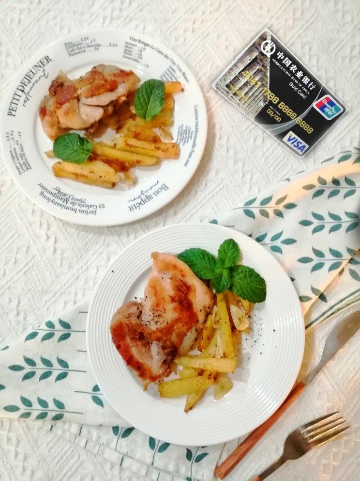 法式土豆煎鸡腿肉