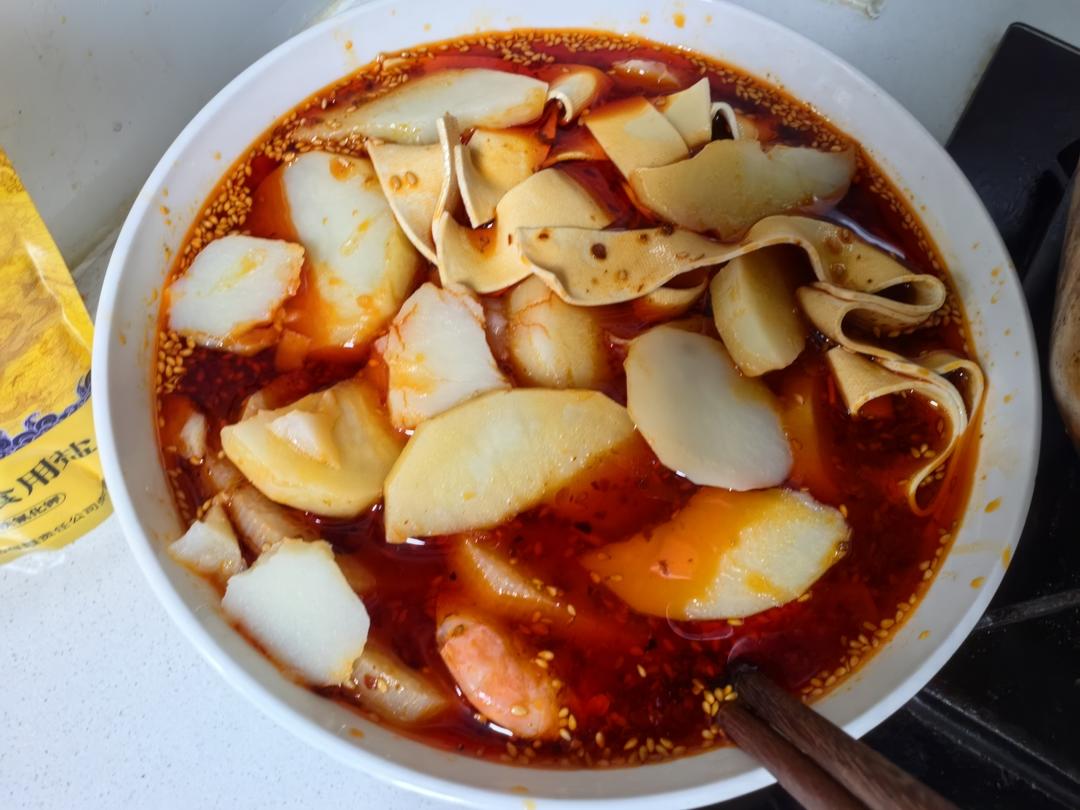 冷锅串串钵钵鸡——家常简单版