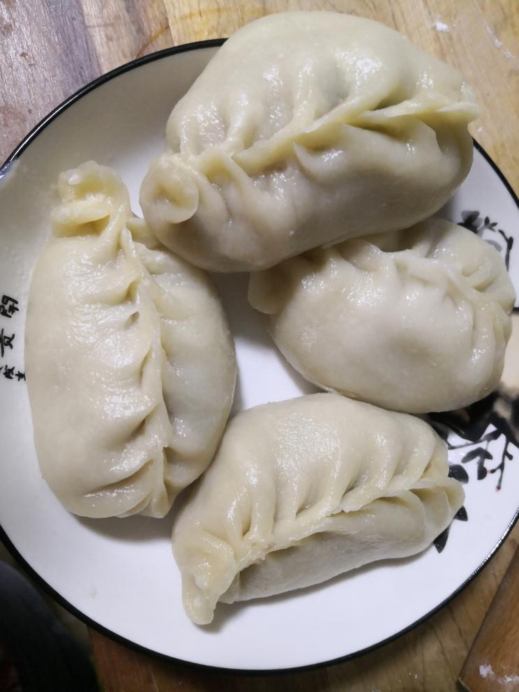 莲藕猪肉馅烫面饺子