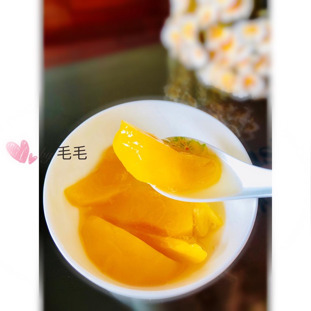 冰糖黄桃罐头（附常温保存方法）