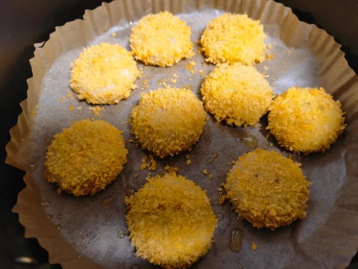 炸汤圆，空气炸锅（不露馅）