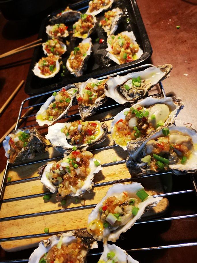 烤生蚝