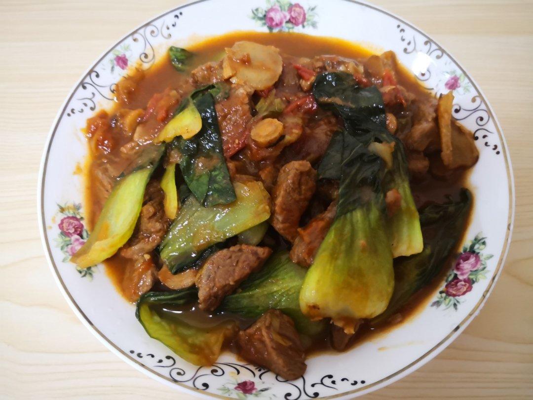 西红柿炖牛肉，酸酸的开胃菜