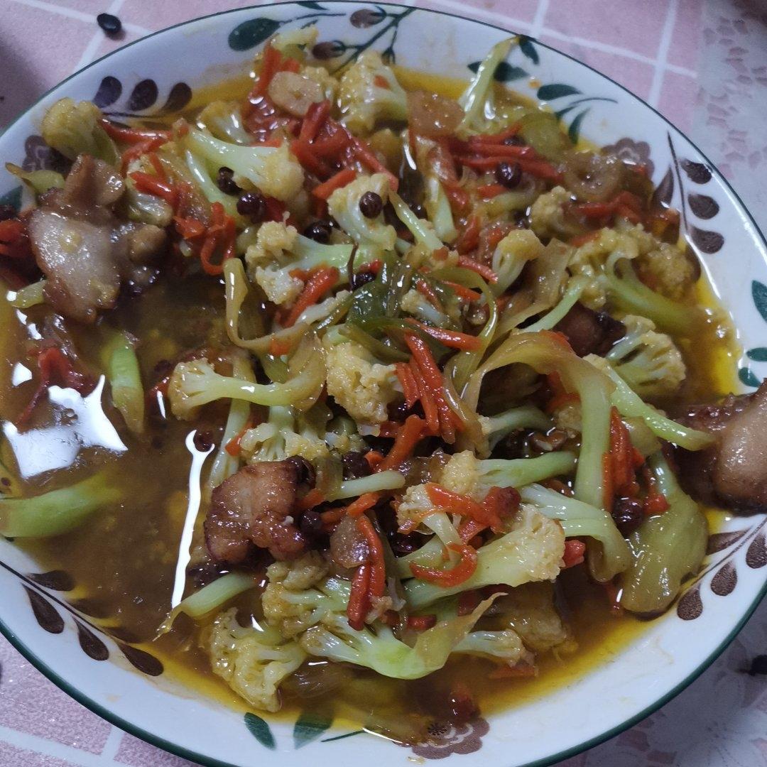 干锅有机花菜
