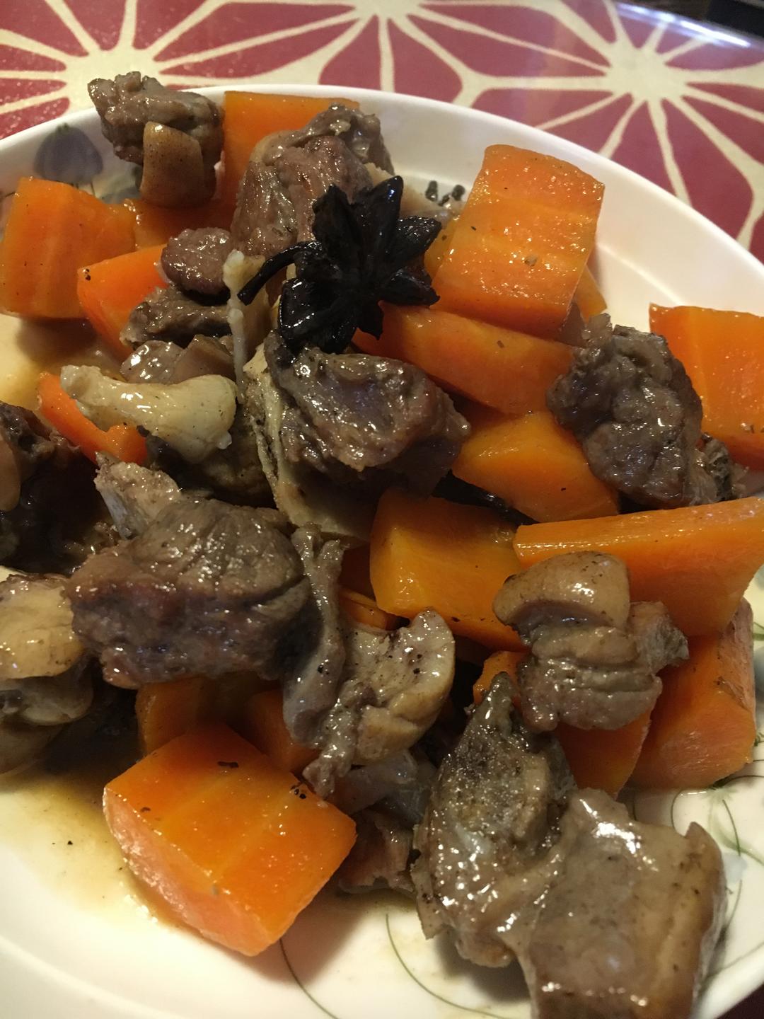 羊肉炖胡萝卜的做法