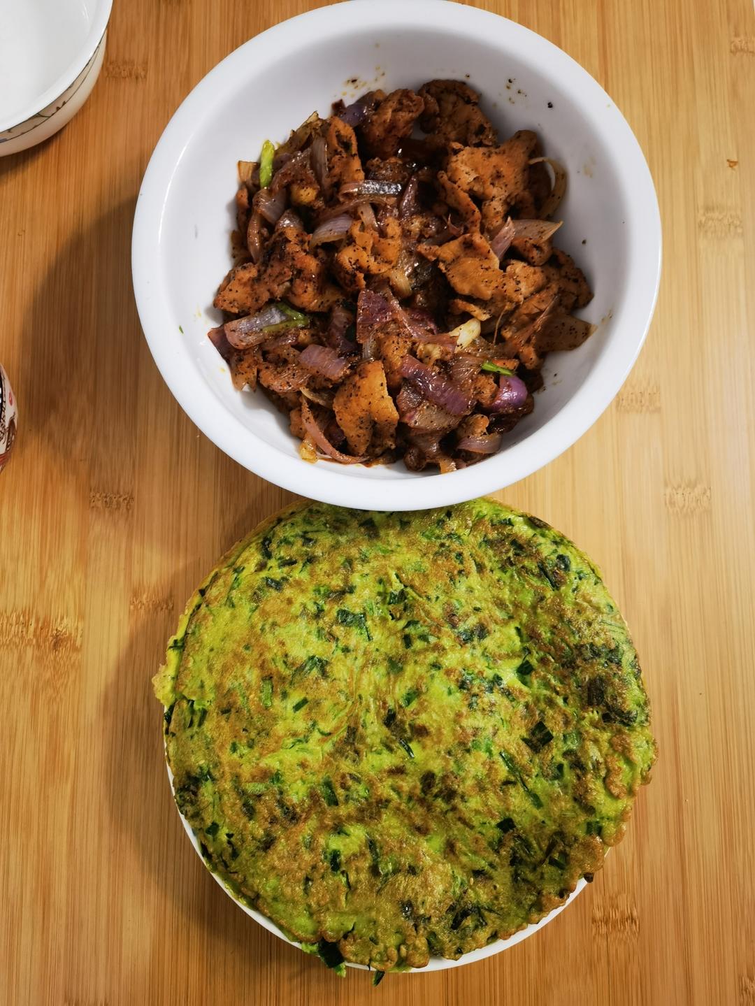 韭菜鸡蛋饼