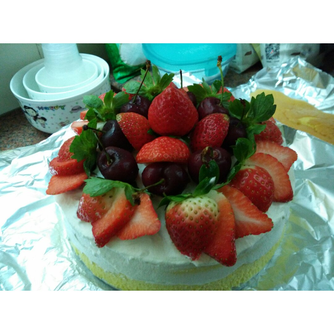 《Tinrry下午茶》教你做椰香芝士蛋糕（6寸配方）