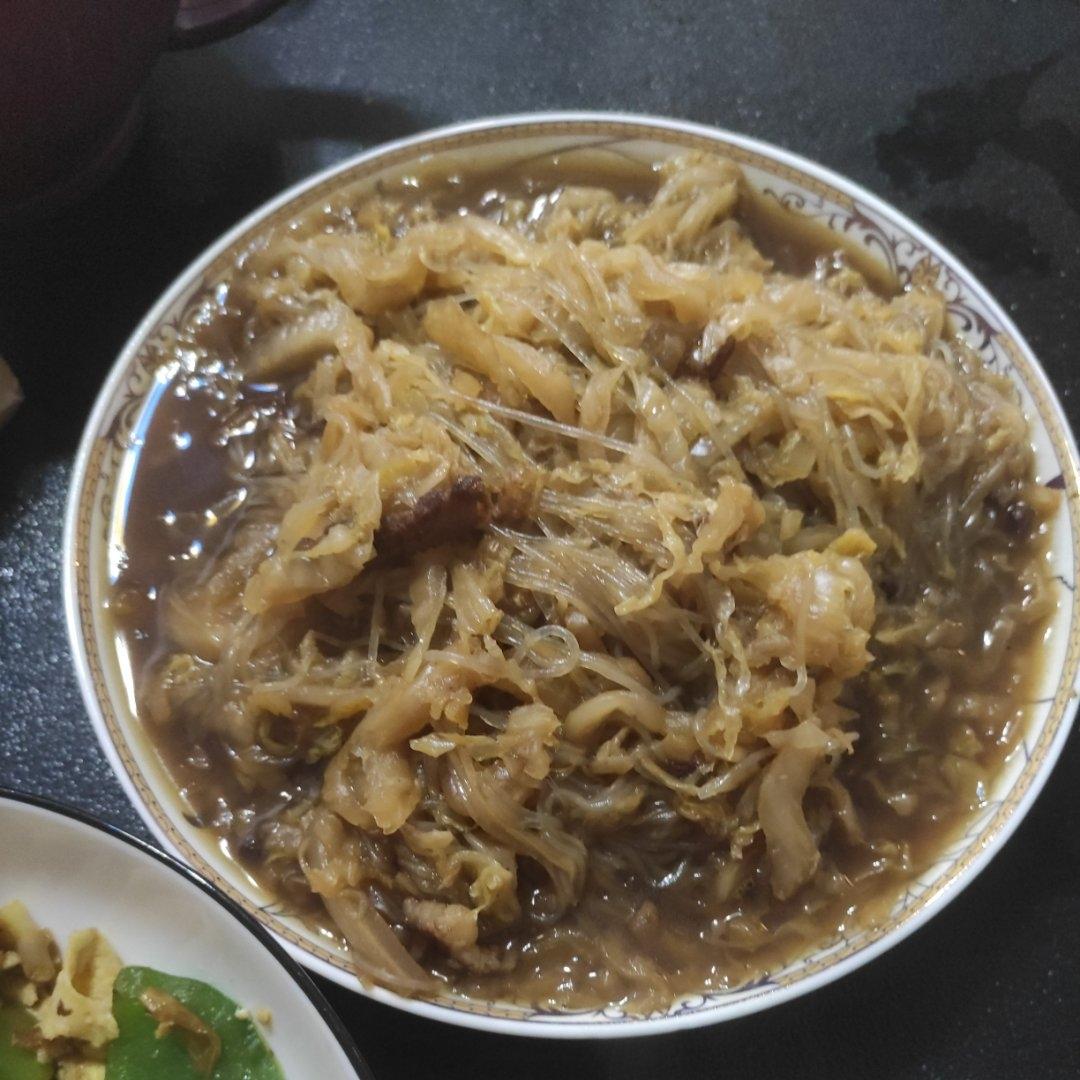 酸菜炒粉丝