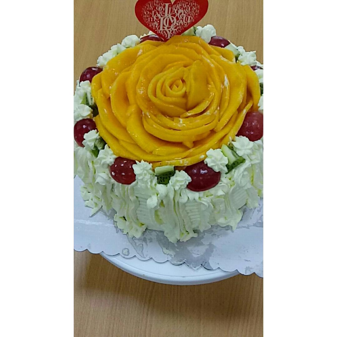 芒果花蛋糕