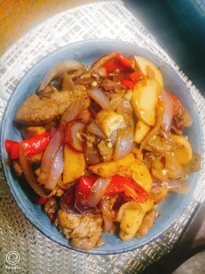 举一反N的极简百搭黑胡椒杏鲍菇洋葱+鸭/牛肉/鸡肉……