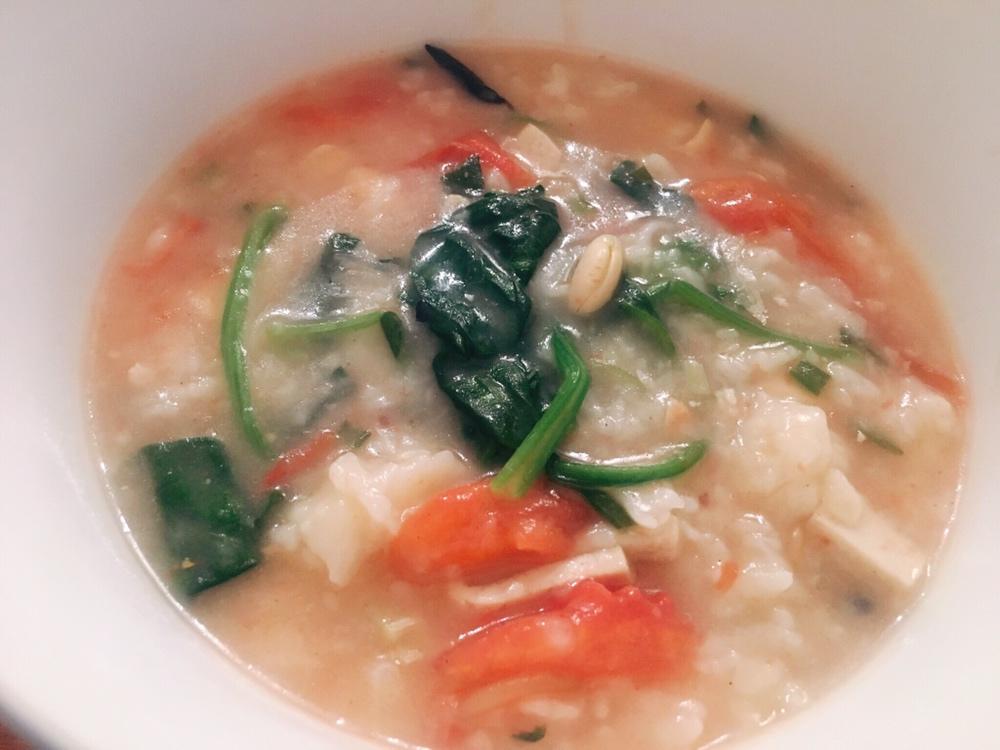 西红柿鸡蛋拌汤