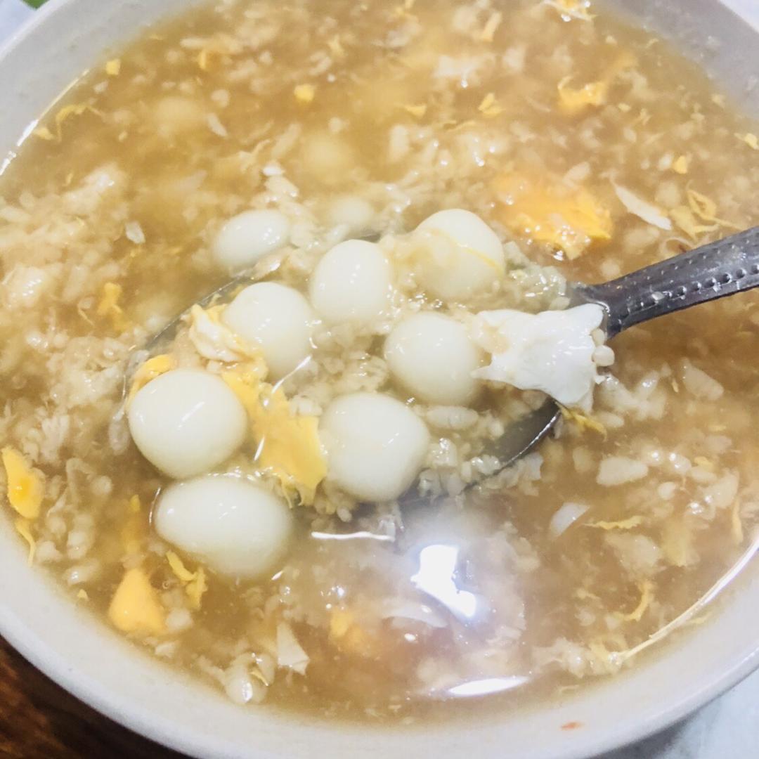 蛋花酒酿圆子