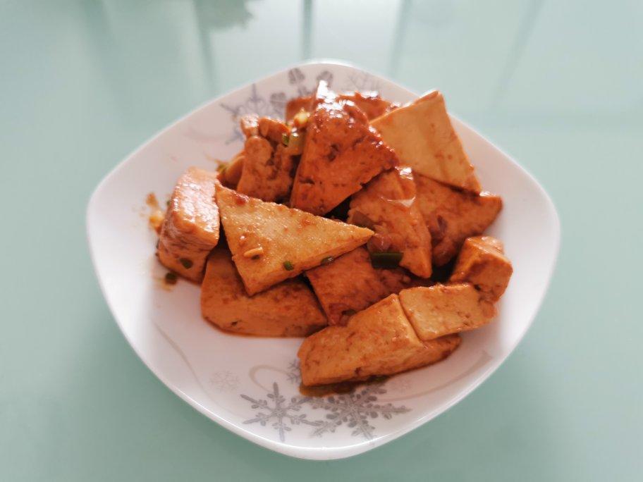 好吃的葱烧豆腐