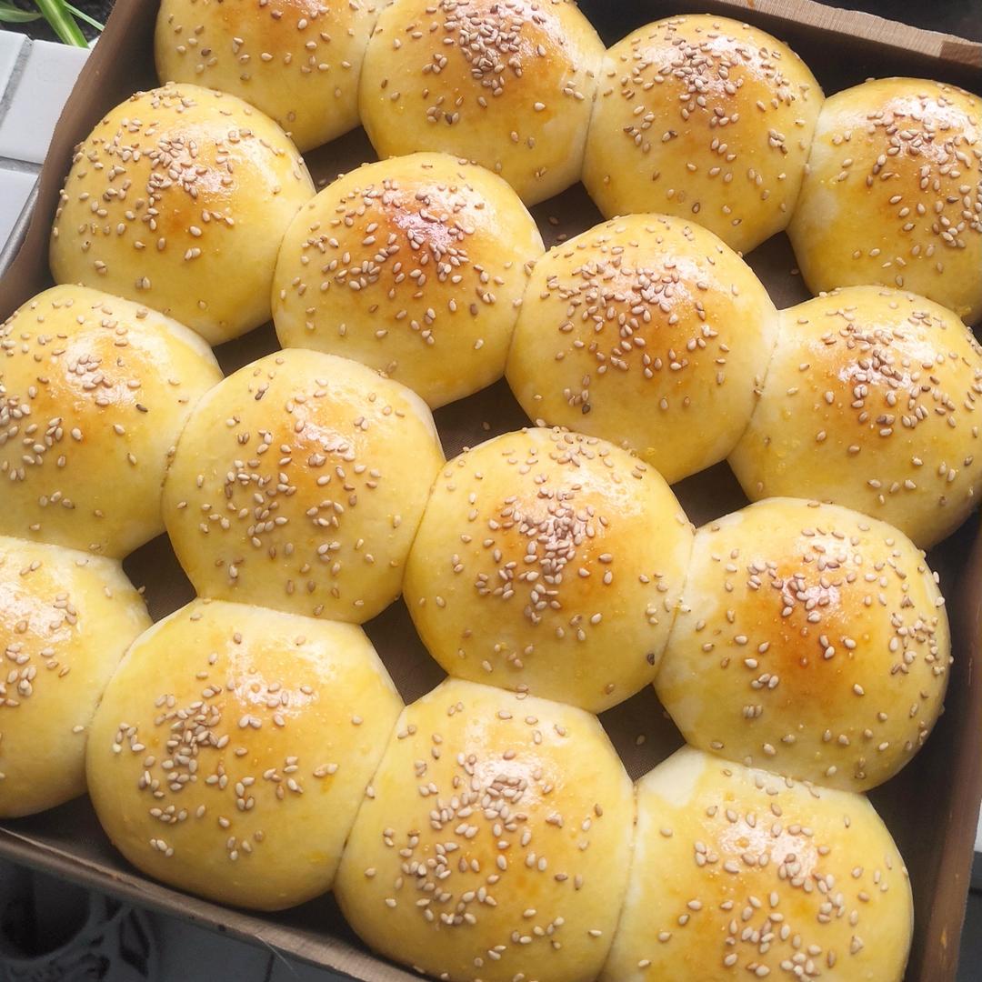 奶黄小餐包-一次发酵超好吃（附快手奶黄馅制作方法）