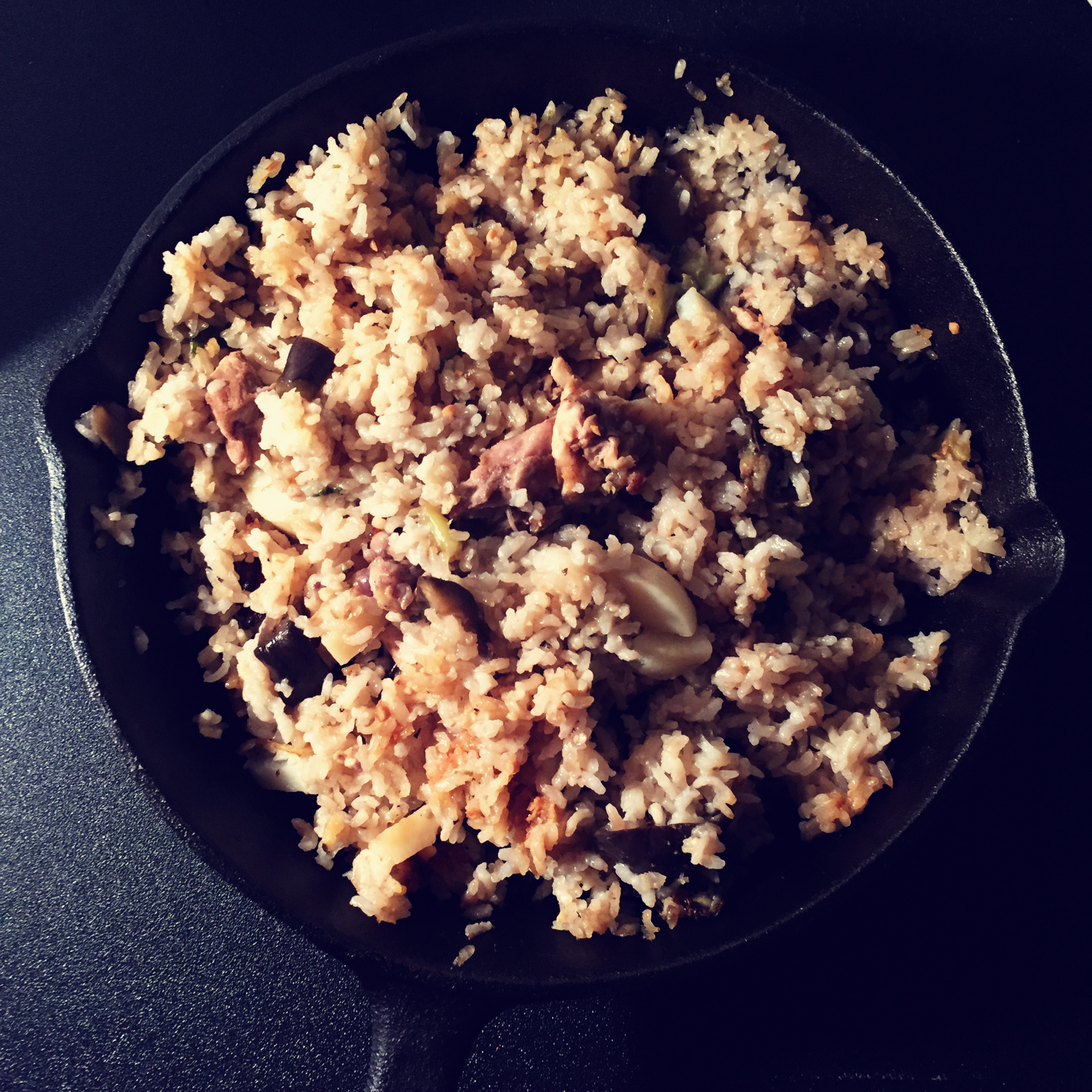 铸铁锅煲仔饭