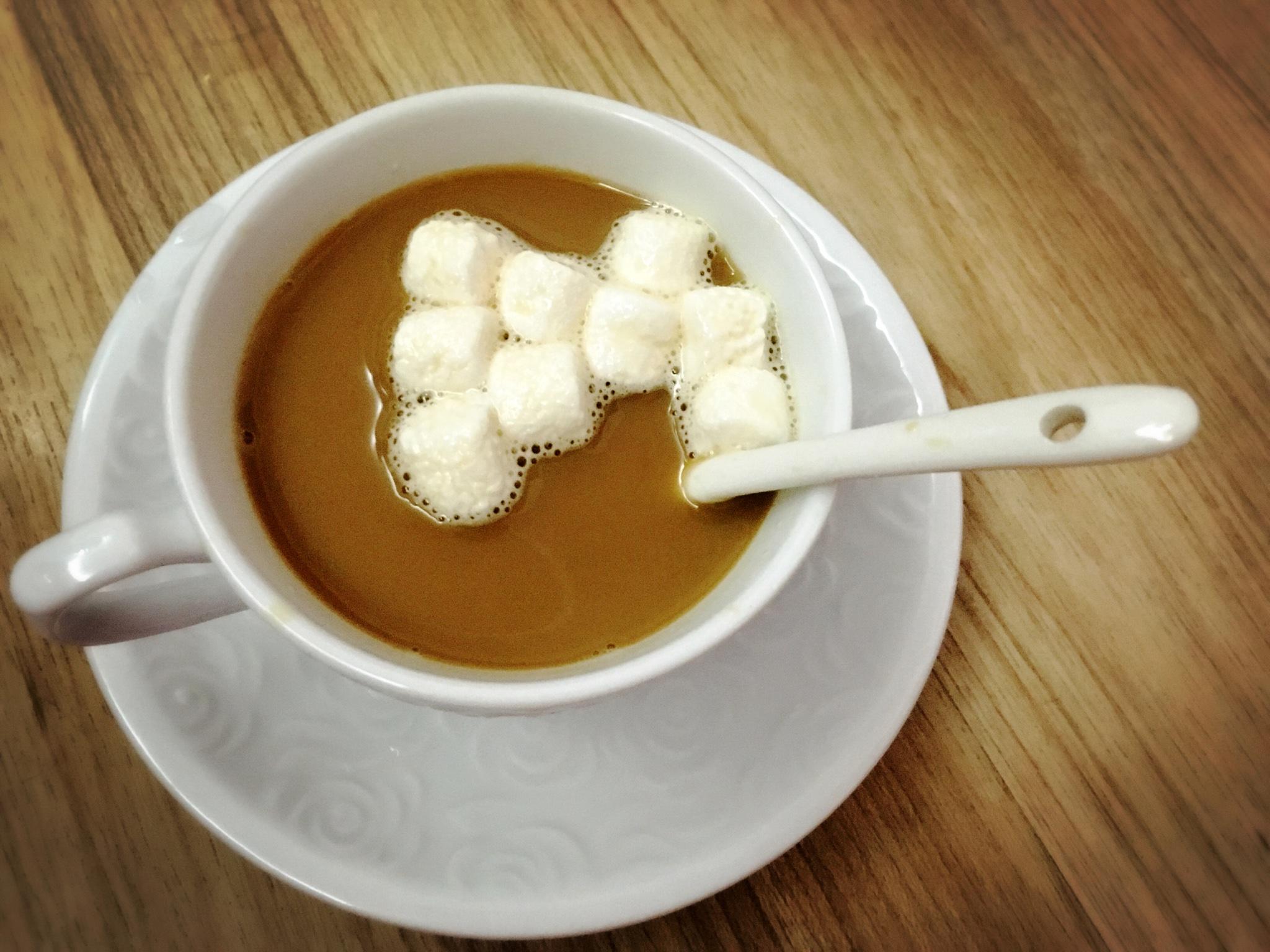 棉花糖热咖啡的做法 步骤4