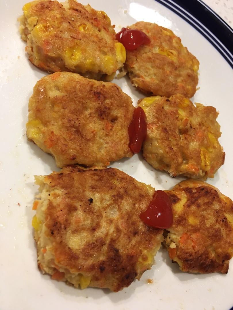 好吃不胖的时蔬鸡肉饼