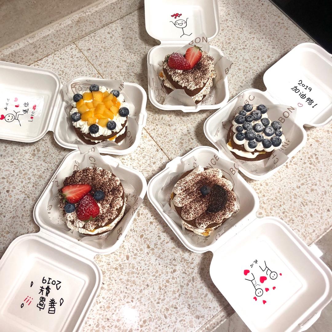 网红便当盒子蛋糕（附做法）