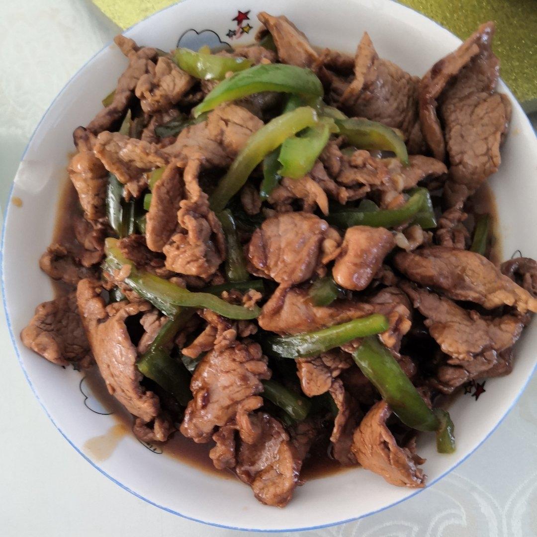 青椒肉丝（里脊肉版）