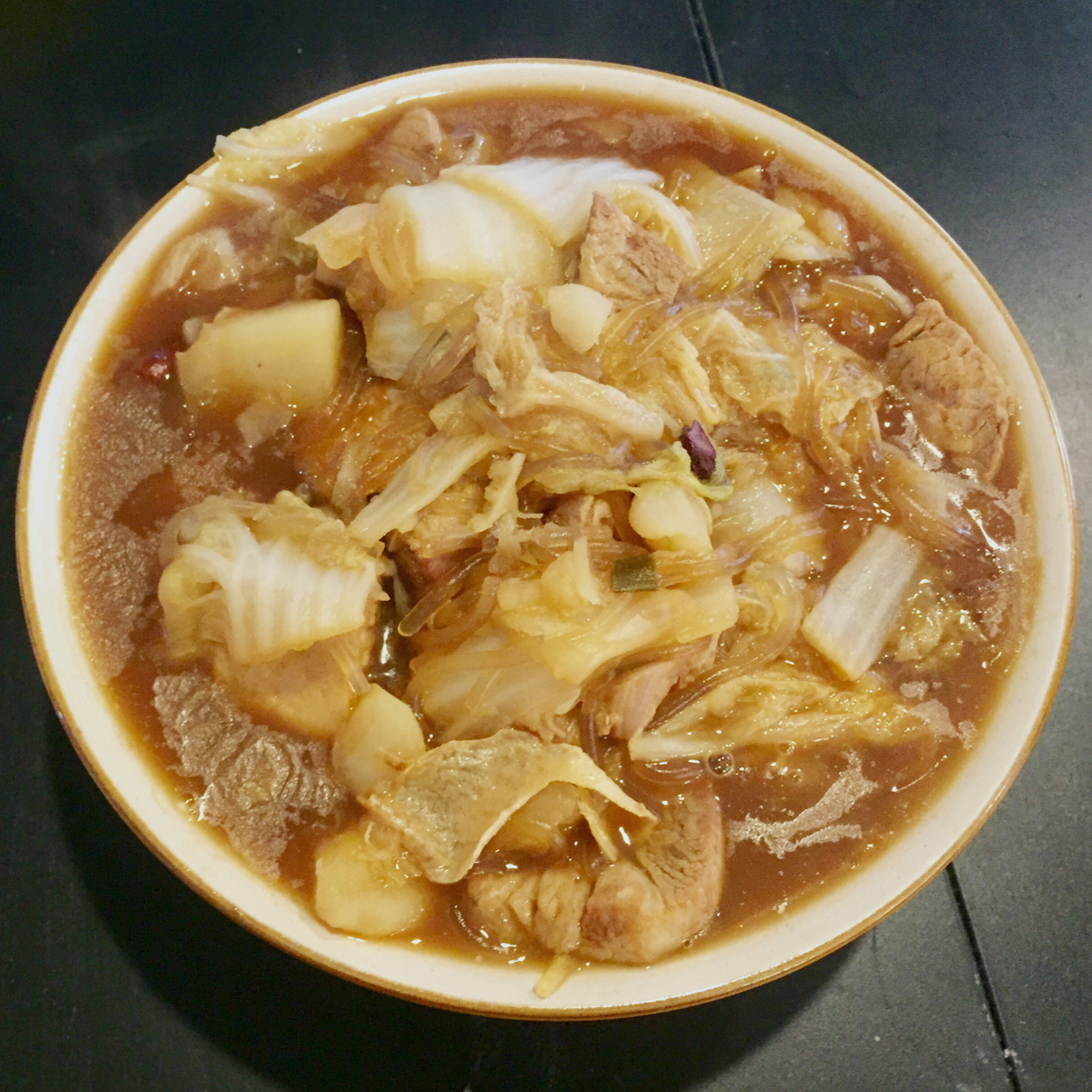 白菜猪肉炖粉条