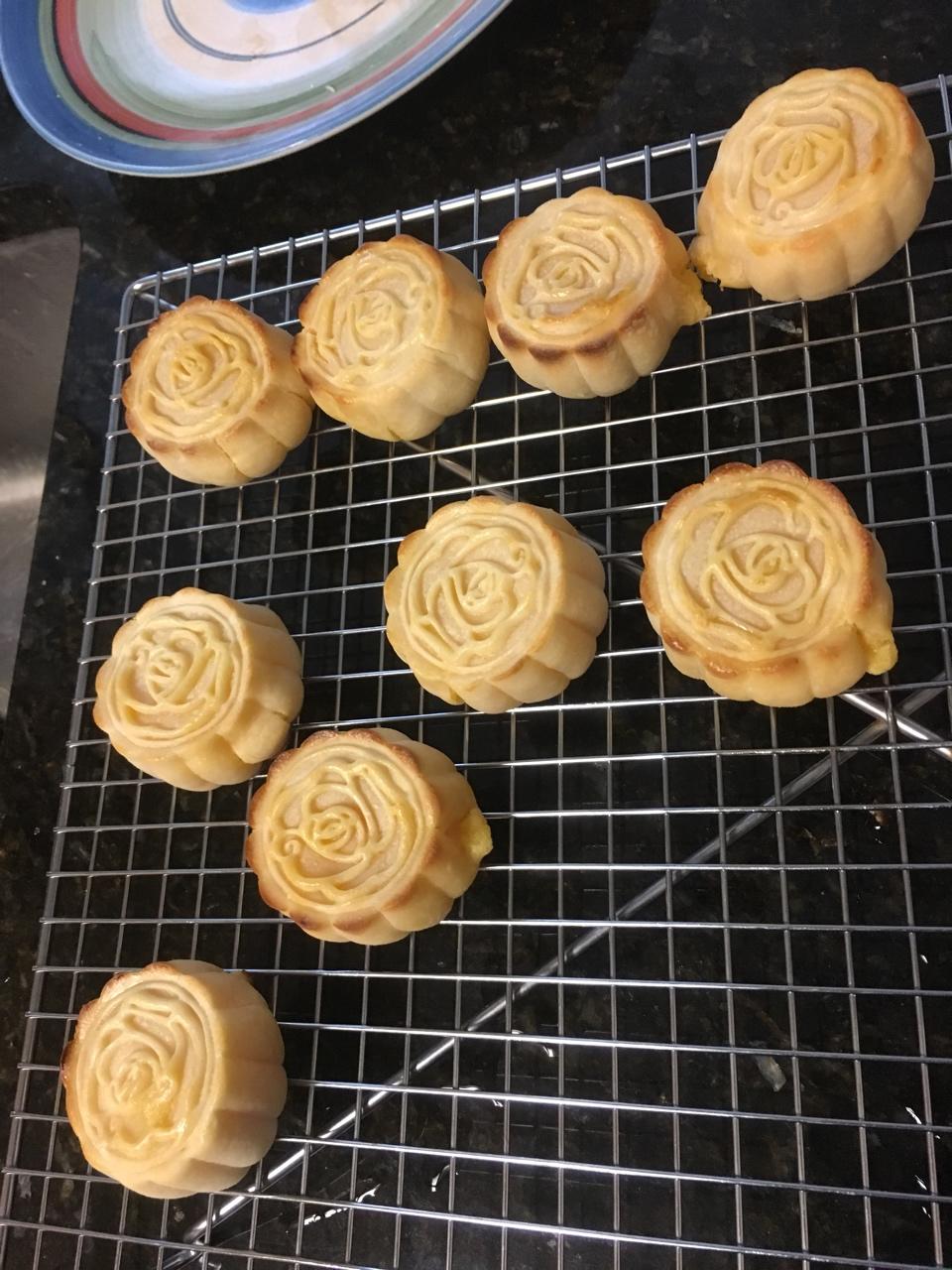 流心奶黄月饼（无吉士粉/转化糖浆版本）【曼食慢语】