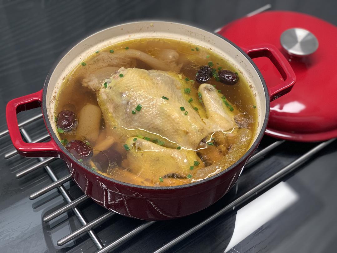 【沐沐酱下厨札记】清蒸菌菇童子鸡 超鲜 蒸1h的做法