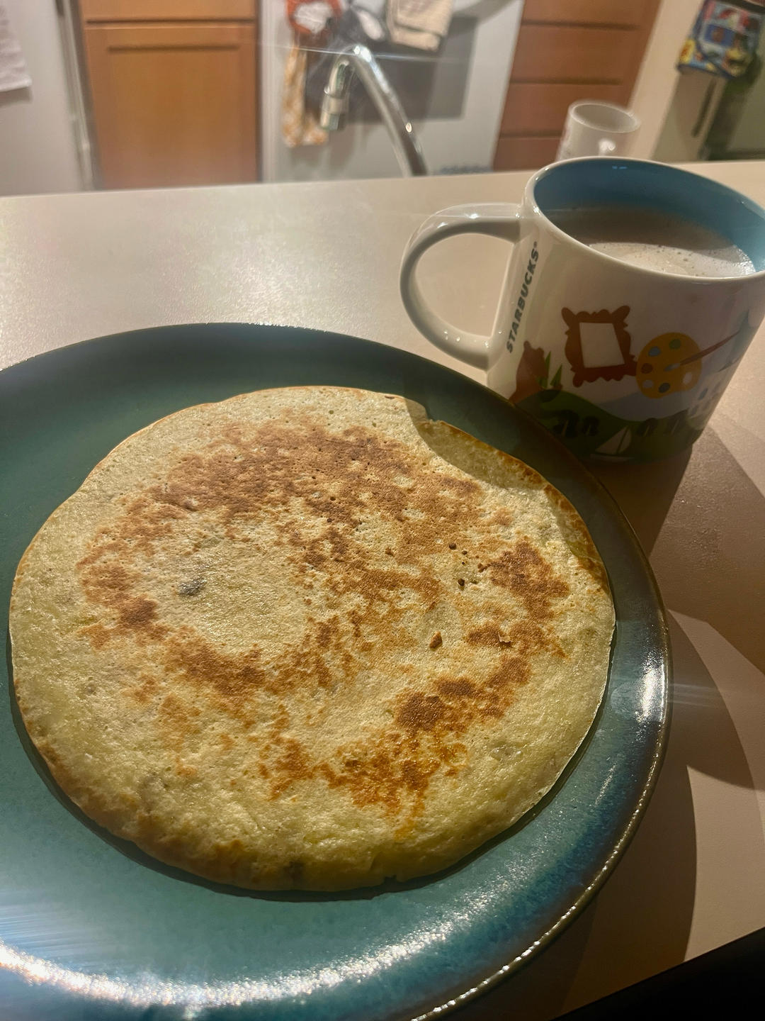 【减脂早餐】无油香蕉松饼（超简单）