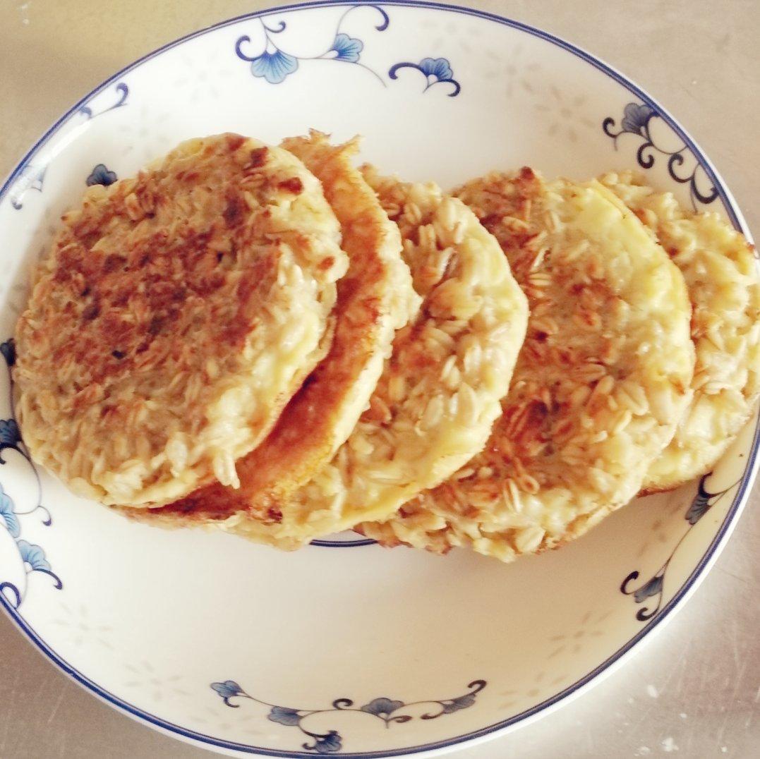 燕麦鸡蛋饼（快手早餐）