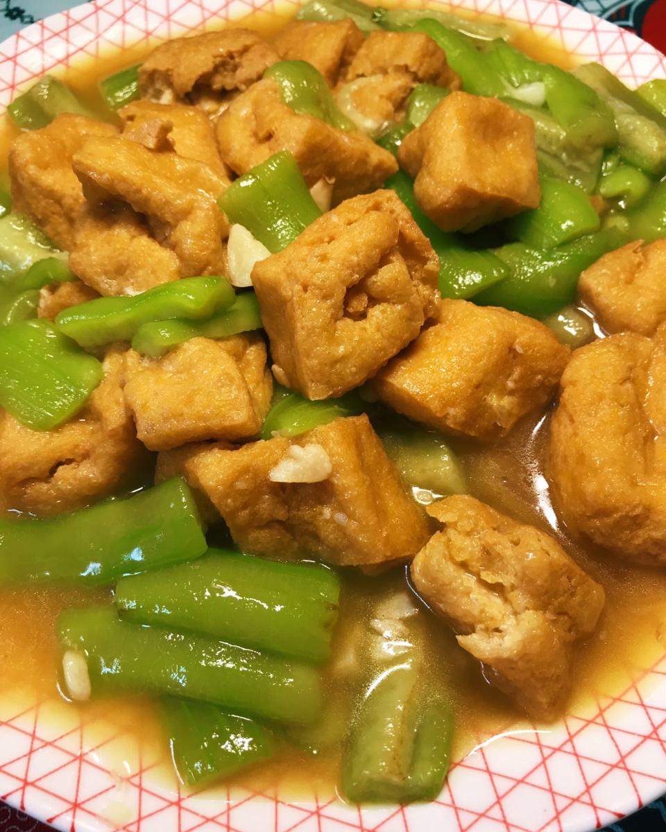 豆泡烧丝瓜「素食也美味」