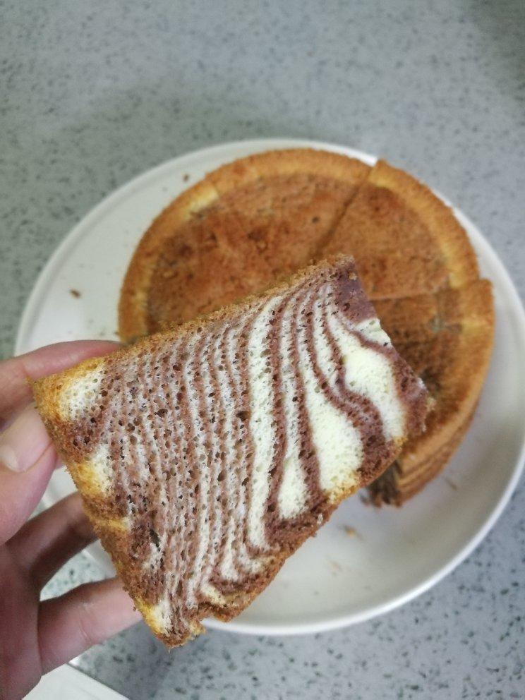 绿斑马戚风蛋糕