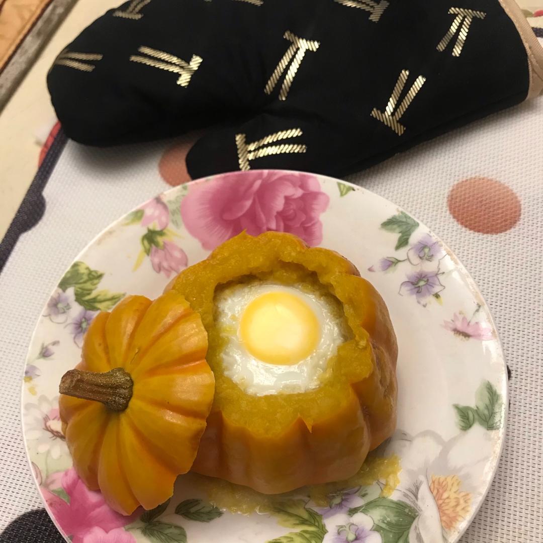 贝贝南瓜蒸蛋（懒人0失败）