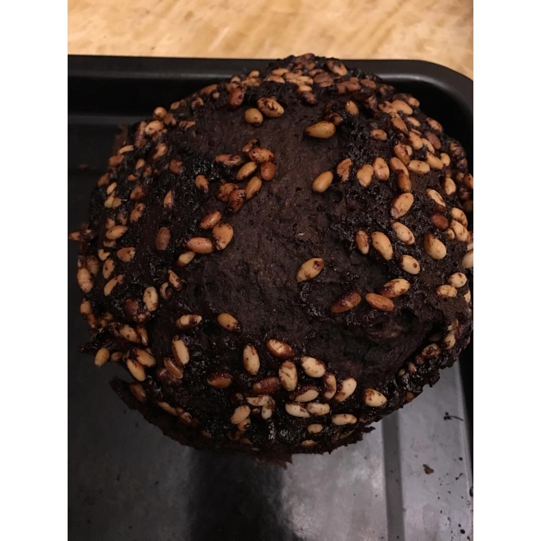 摩卡花生酥全麦快手面包丨健康·烘焙