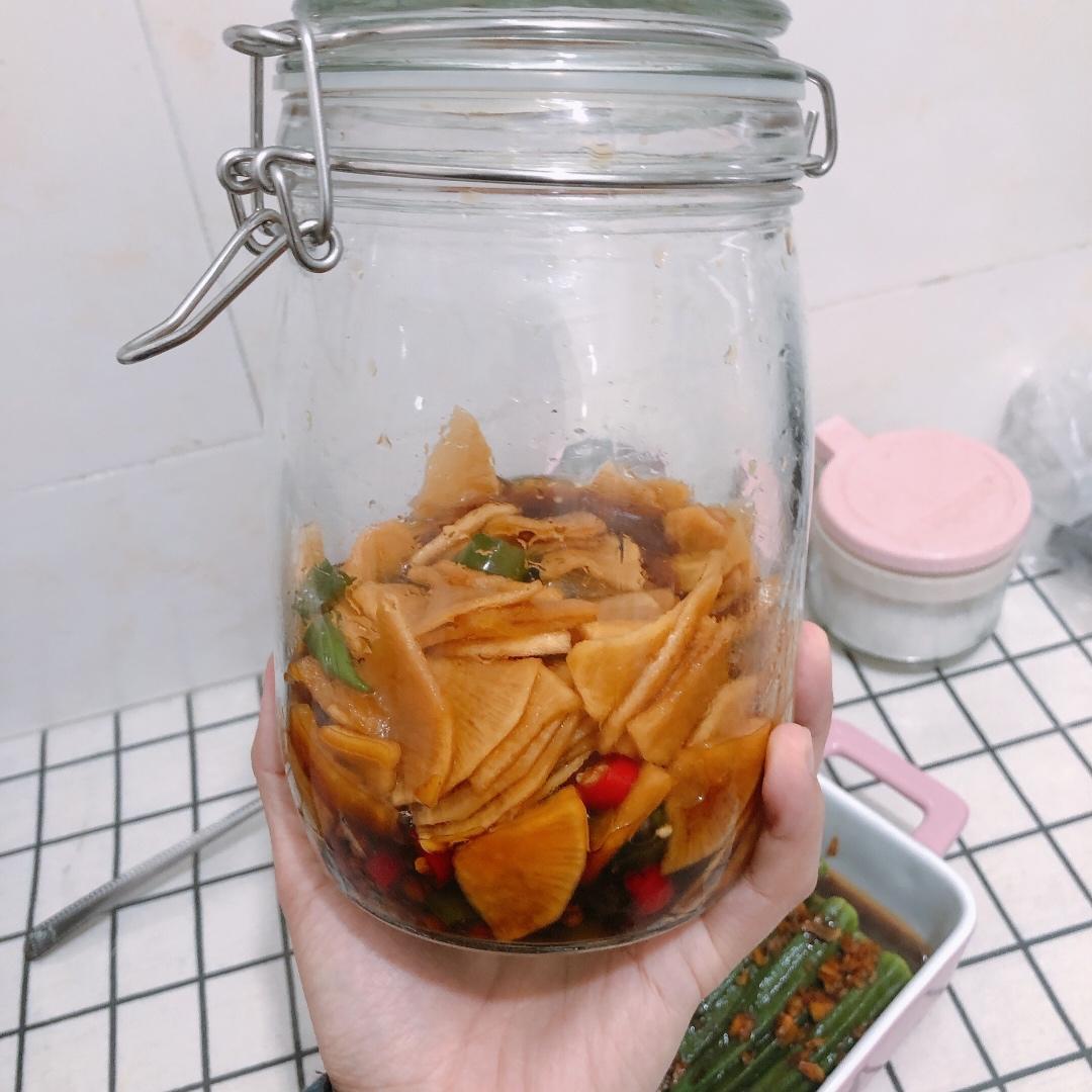 三步爽口酸酸辣辣腌萝卜片小咸菜